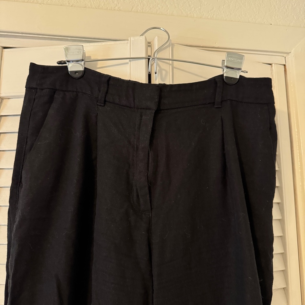 Old Navy Charcoal Full-Length linen Pants
